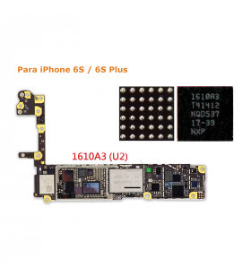 Ic Chip Carga 1610A3 U2 para Iphone 6 6+ 6S Y 6S+ Bga U1700 U4500 Plus