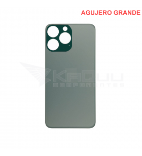 Tapa Batería Back Cover Agujero Grande para Iphone 13 Pro A2483 Verde