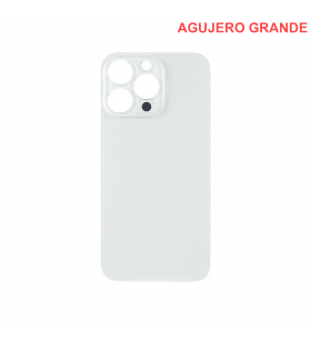 Tapa Batería Back Cover Agujero Grande para Iphone 13 Pro A2483 Blanco