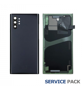 Tapa Batería Back Cover para Galaxy Note 10 Plus N975F Aurora Negro GH82-20588A Service Pack