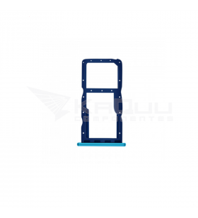Soporte Bandeja Sim / Micro Sd para Huawei P30 Lite Nova 4E Azul