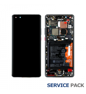 Pantalla Huawei Mate 40 Pro Negro con Batería Lcd NOH-NX9 02353YMT Service Pack