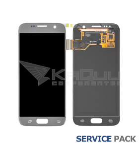 Pantalla Galaxy S7 Plata Lcd G930F GH97-18523B Service Pack