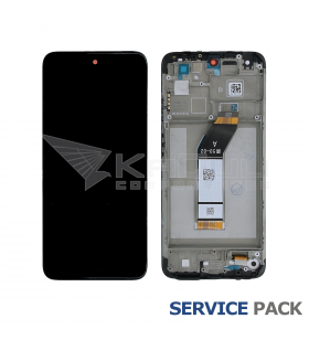 Pantalla Xiaomi Redmi 10 2022 Negro con Marco Lcd 560002K19S00 Service Pack