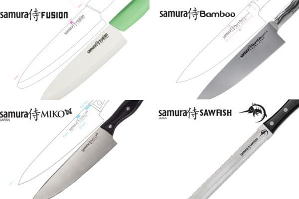Логотипы для компании SAMURA Cutlery