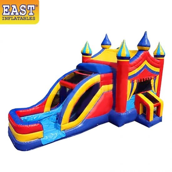 Bounce House With Waterslide