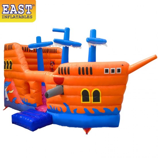 Pirate Ship Jumping Castle With Slide