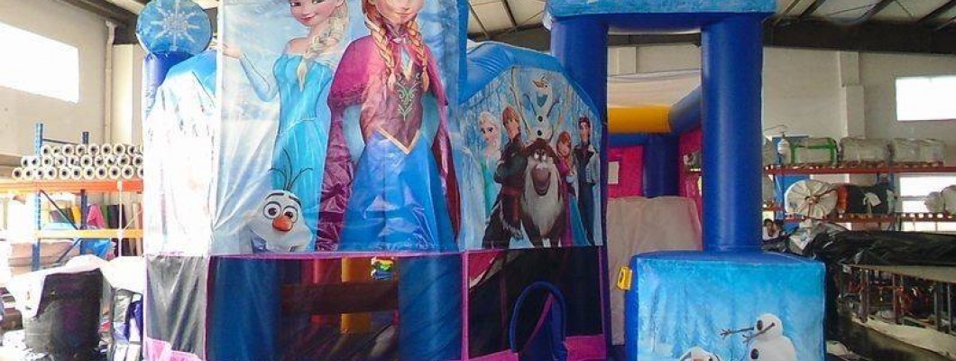 Fun Inflatable Frozen Bounce House Combo