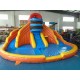 Inflatable Kiddie Pool With Slide