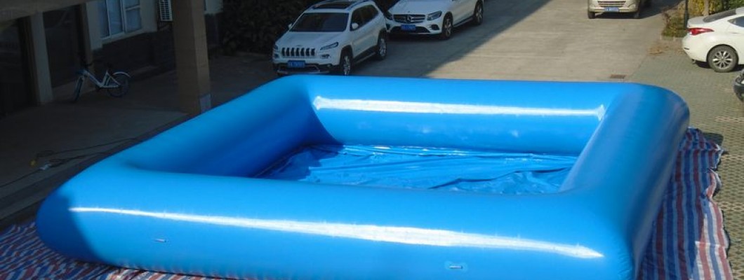 how to clean an inflatable swimming pool?