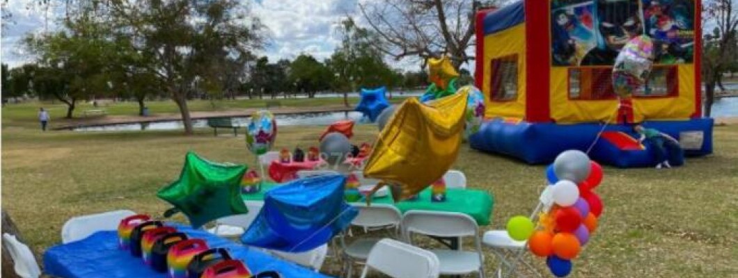 Can you have a bounce house at a park?