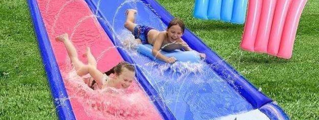 Is inflatable slip n slide funny?