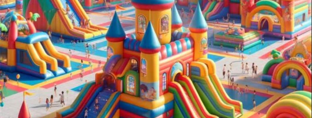 Can I purchase inflatable bounce houses in bulk for commercial purposes?