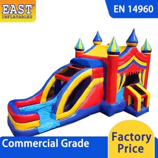 Bounce House With Waterslide