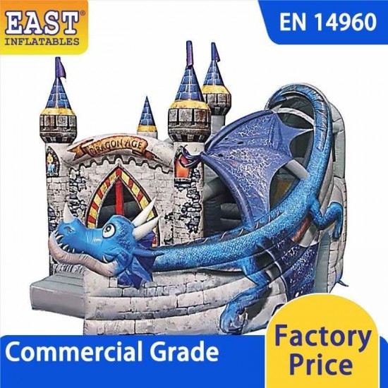 Dragon Bouncy Castle With Slide