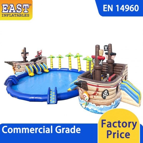 Pirate Ship Inflatable Water Park