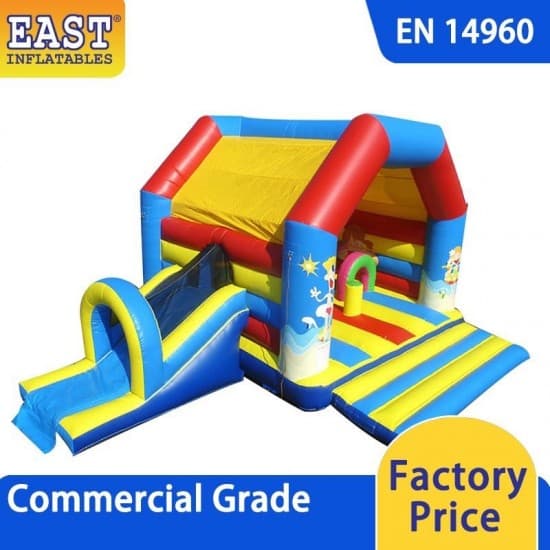 Beach Bouncy Castle With Slide