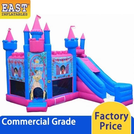 Princess Jumping Castle With Slide