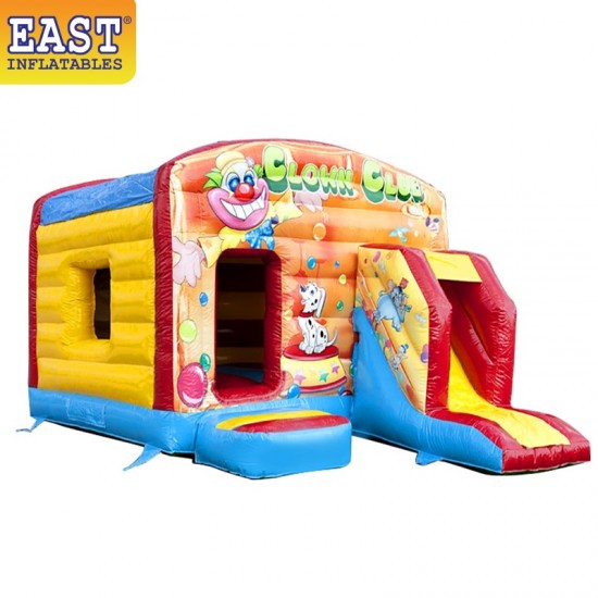 Clown Bounce House With Slide