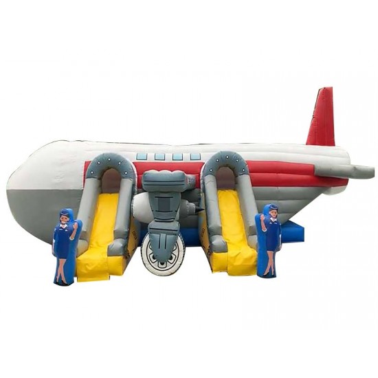 Airplane Bounce House Combo Unit