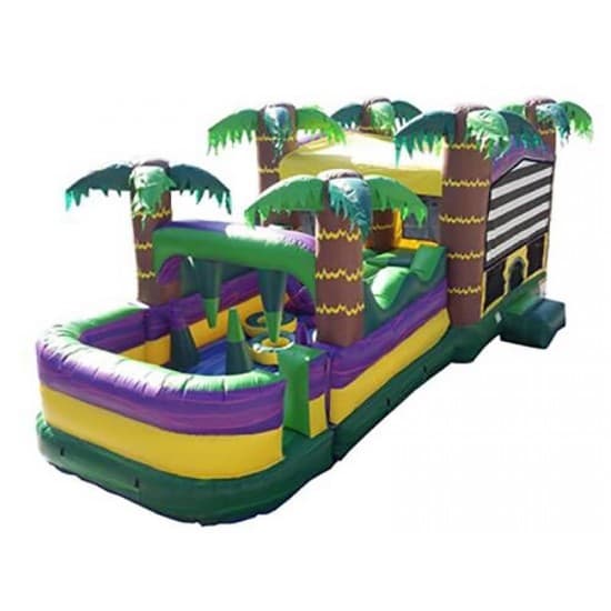 Tropical Bounce House Obstacle Combo