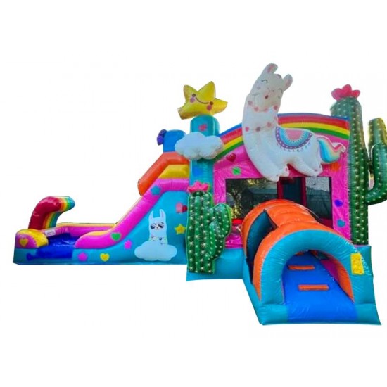 3D Leaping Llama Combo Jumping Castle