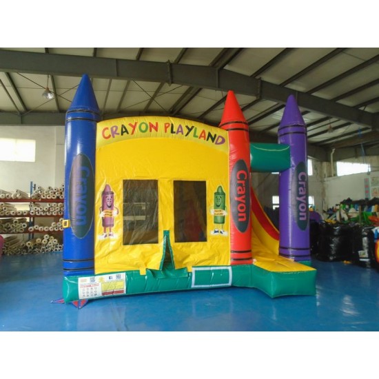 Inflatable Crayon Playland Combo