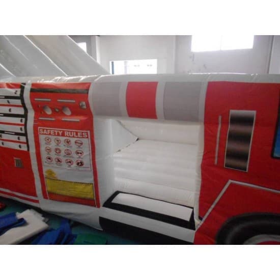 Fire Truck Inflatable Slide