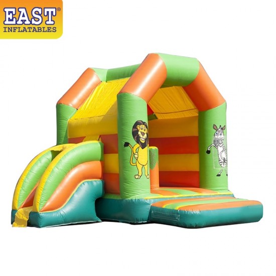 Jungle Inflatable Bouncy Slide