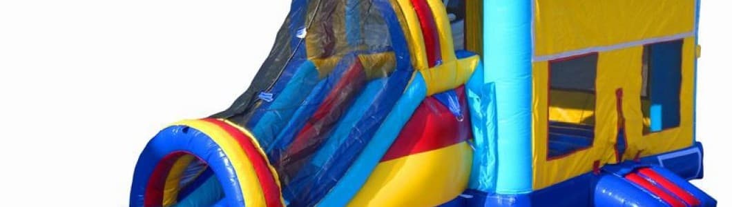 Are There Bounce Houses with Built-in Slides or Water Features?