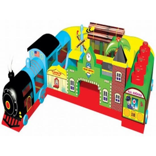 Fun Train Station Junior Bounce House