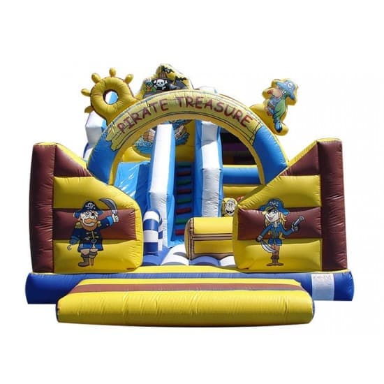 Pirate Inflatable Bouncy Castle Slide