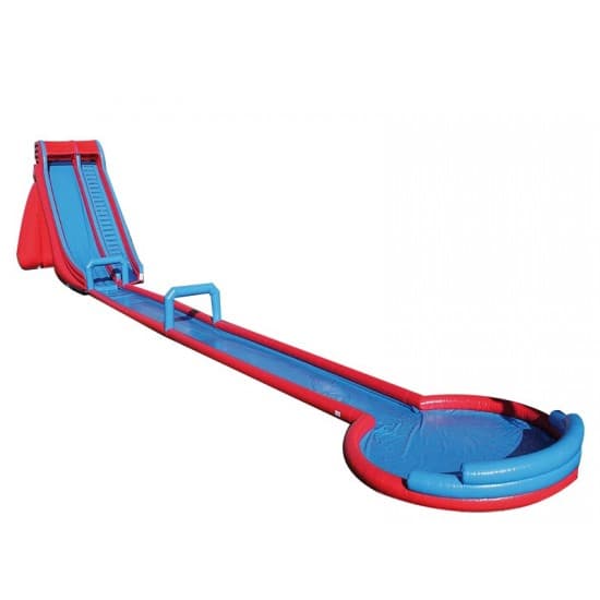 Inflatable Aquatic Track With Slide