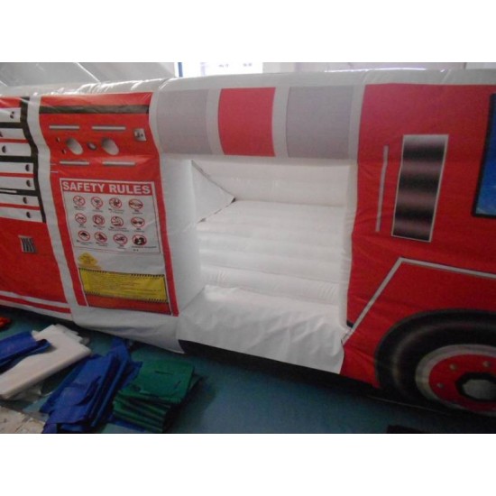Inflatable Fire Truck Slide