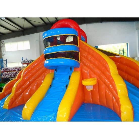 Inflatable Paddling Pool With Slide