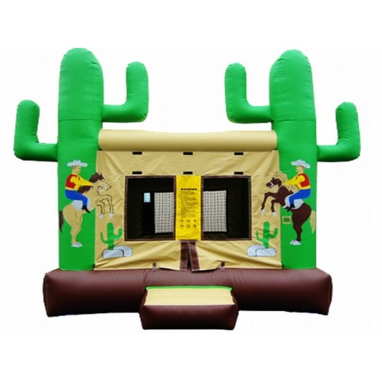 Western Themed Jumping Castle