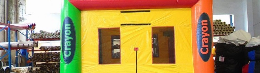 Can a jumping castle be set up on concrete?