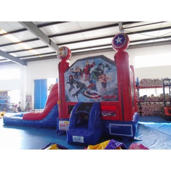 Avengers Bouncy Castle Slide