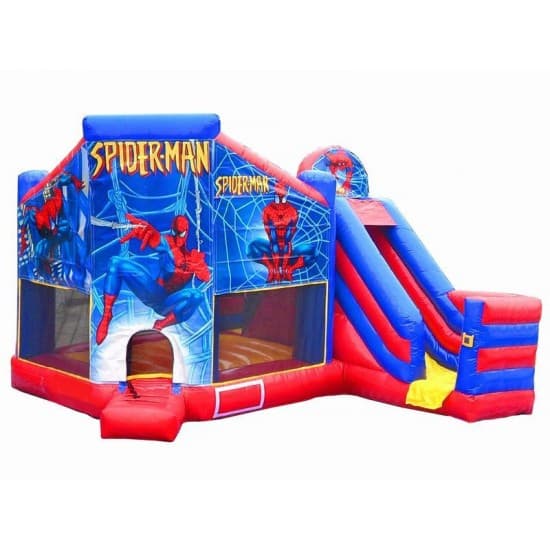 Spiderman Bouncy Castle Slide