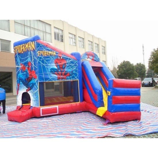 Spiderman Bouncy Castle Slide