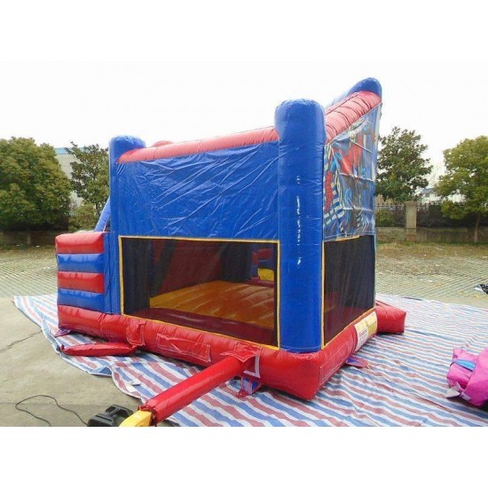 Spiderman Bouncy Castle Slide