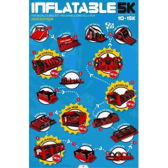 Carrera De Obstaculos Inflable 5k