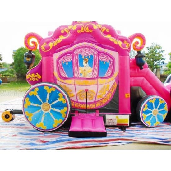 Inflatables Princess Carriage Combo Horses