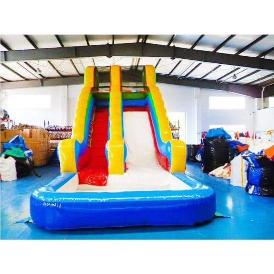 18FT High Water Slide With Pool