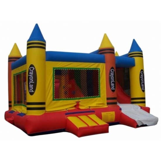 Inflatable Crayon Bouncer Combo