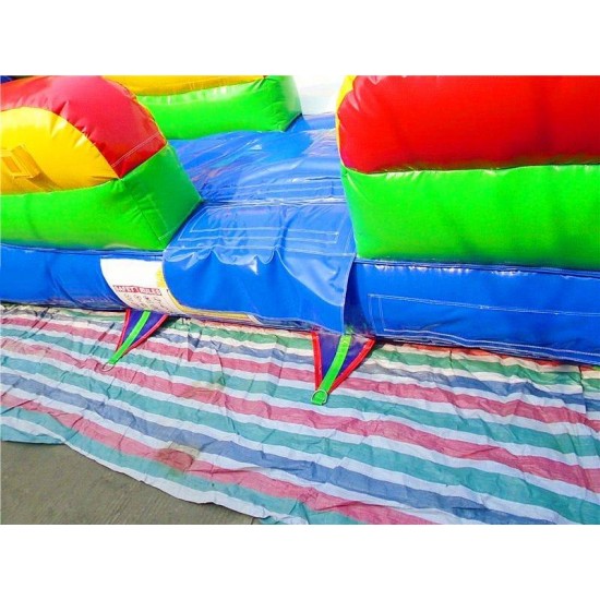 Inflatable Single Lane Dry Slide