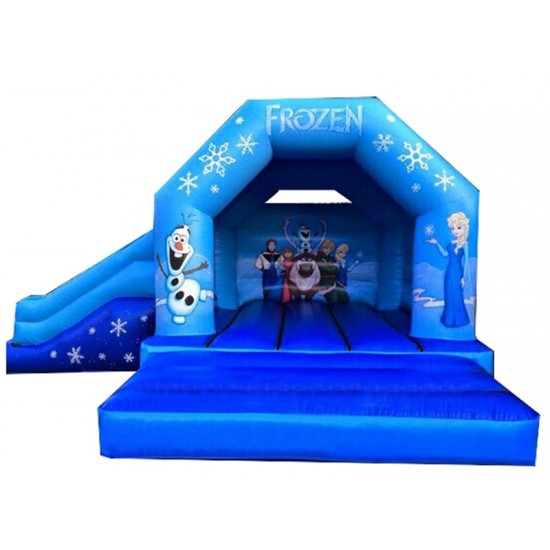 Frozen Bouncy Castle with Slide