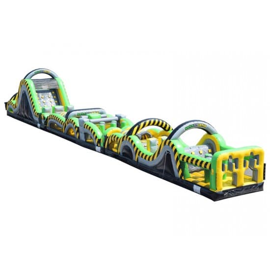 95FT Toxic Rush Inflatable Obstacle Course