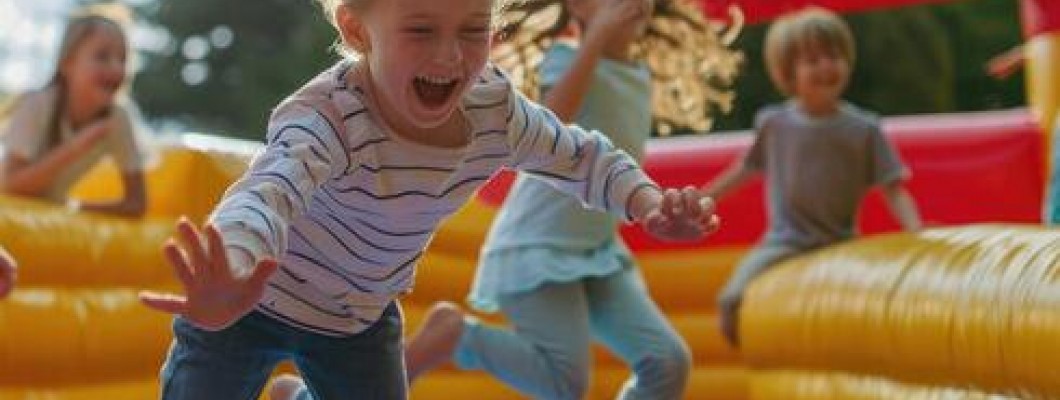 How Many Children May Play on One Bouncy Castle?