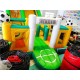 Inflatable Mutliplay Football Slide